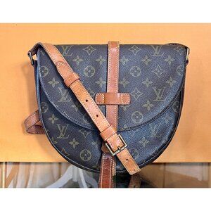 Louis Vuitton Monogram Chantilly GM Shoulder CrossBody Bag